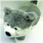 Plush Husky Dog Toy - 16 Inch
