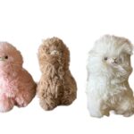 Alpaca Furry Lamb dog toy